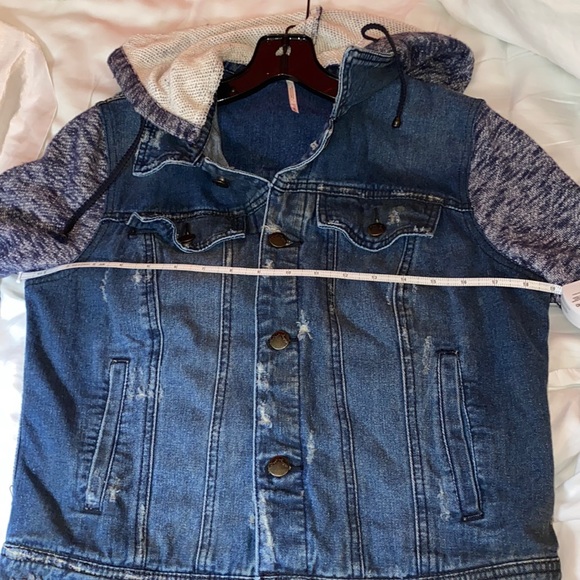 Free People Indigo Rinse Jean Jacket - Picture 13 of 14